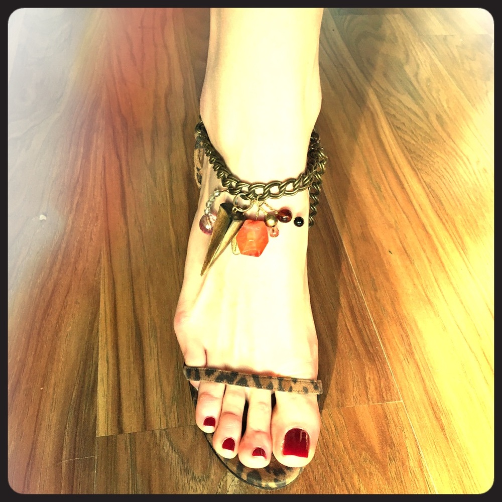 Jimmy Choo Leopard Heels, Size 41